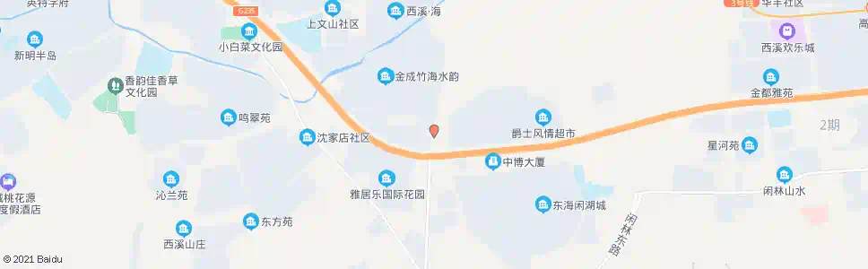 杭州闲富北路天目山西路口_公交站地图_杭州公交_妙搜公交查询2025