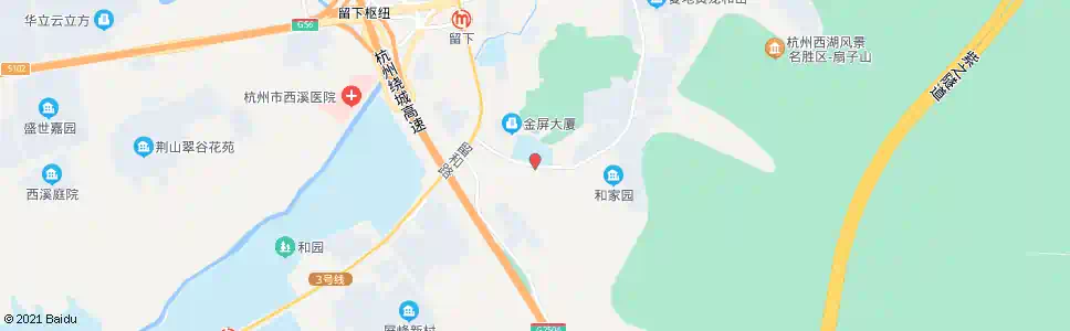 杭州杨梅山路屏基山路口_公交站地图_杭州公交_妙搜公交查询2025