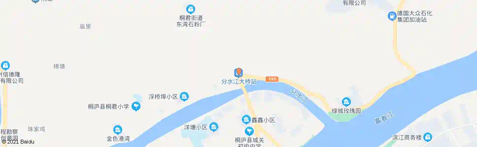 杭州分水墩_公交站地图_杭州公交_妙搜公交查询2025