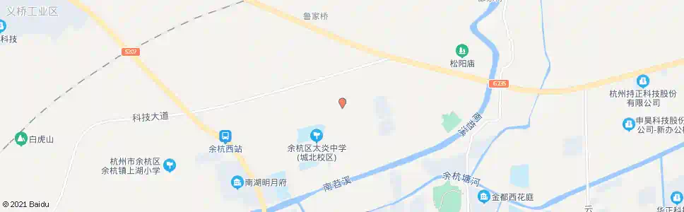 杭州章王村_公交站地图_杭州公交_妙搜公交查询2025