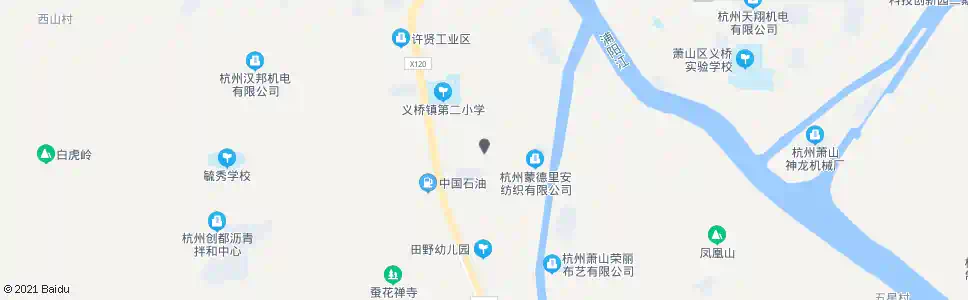 杭州许贤农行_公交站地图_杭州公交_妙搜公交查询2025