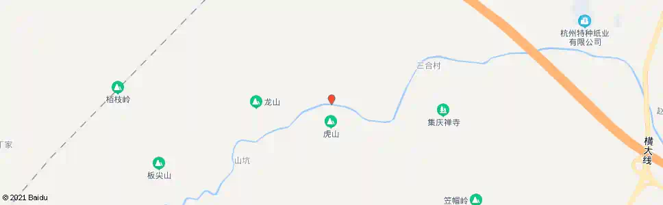 杭州桃坑_公交站地图_杭州公交_妙搜公交查询2025