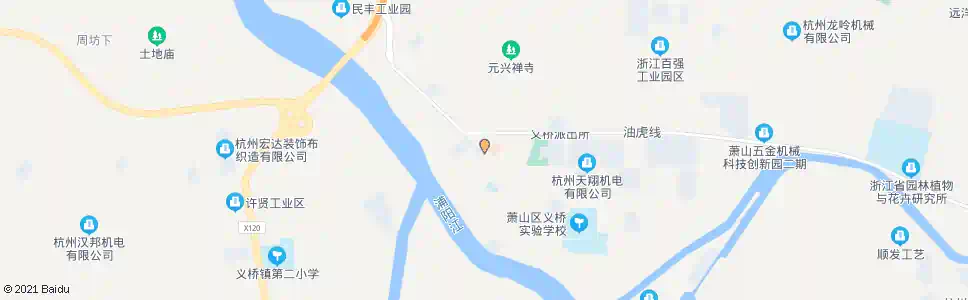 杭州义桥西_公交站地图_杭州公交_妙搜公交查询2025