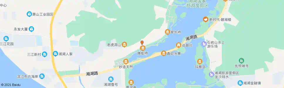 杭州老虎洞村_公交站地图_杭州公交_妙搜公交查询2025