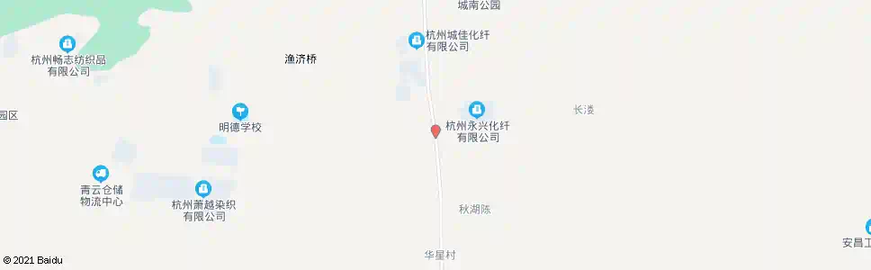 杭州渔庄村_公交站地图_杭州公交_妙搜公交查询2025