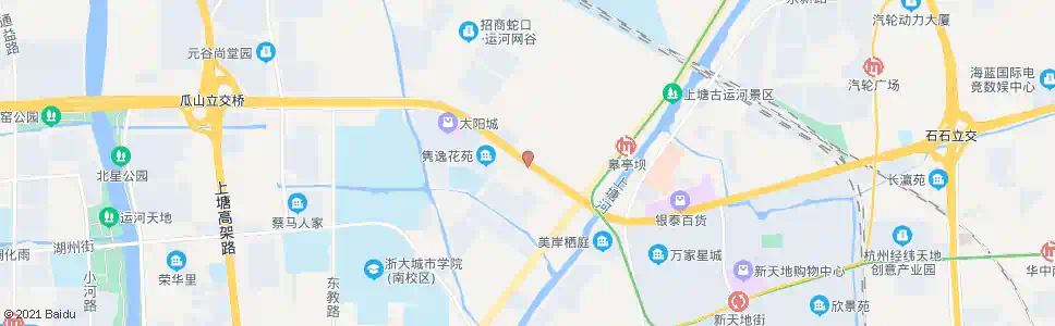 杭州王婆庄_公交站地图_杭州公交_妙搜公交查询2025