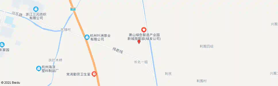 杭州长北村_公交站地图_杭州公交_妙搜公交查询2025