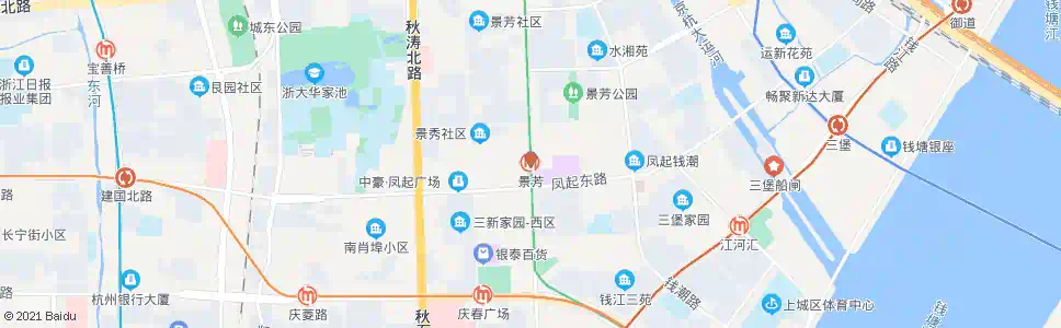 杭州景芳站_公交站地图_杭州公交_妙搜公交查询2025