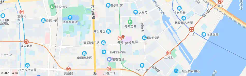 杭州景芳南站_公交站地图_杭州公交_妙搜公交查询2025