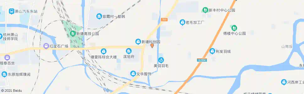 杭州萧东陶瓷市场_公交站地图_杭州公交_妙搜公交查询2025