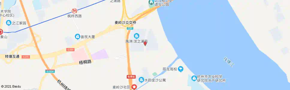 杭州麦岭沙东_公交站地图_杭州公交_妙搜公交查询2025