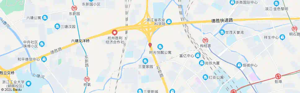 杭州白田畈_公交站地图_杭州公交_妙搜公交查询2025