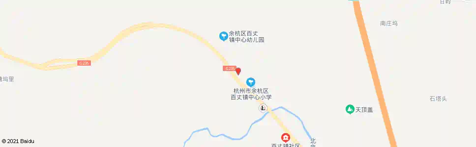 杭州百丈公交站_公交站地图_杭州公交_妙搜公交查询2025