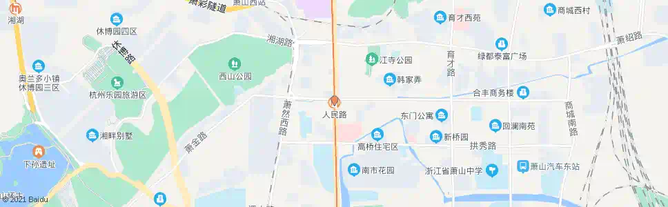 杭州戴村人民路_公交站地图_杭州公交_妙搜公交查询2025