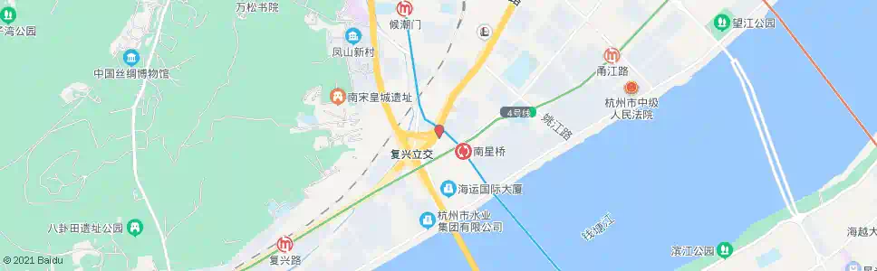 杭州三廊庙_公交站地图_杭州公交_妙搜公交查询2025