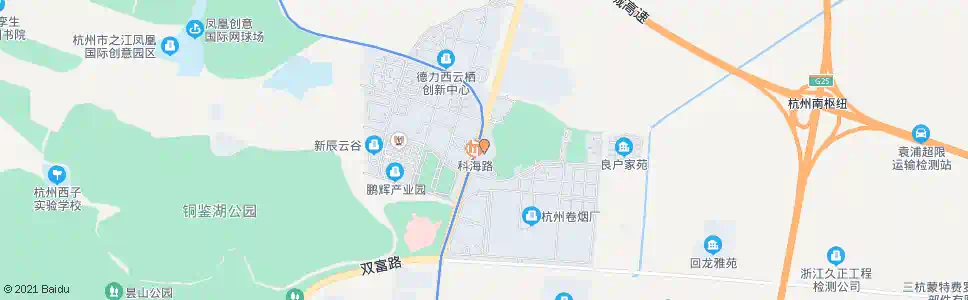 杭州云栖小镇_公交站地图_杭州公交_妙搜公交查询2025