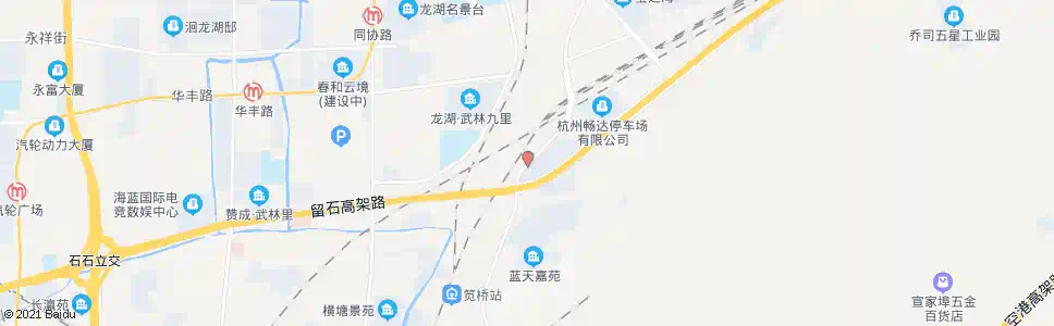 杭州丁兰路石祥东路口_公交站地图_杭州公交_妙搜公交查询2025