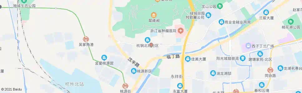 杭州杭钢南苑_公交站地图_杭州公交_妙搜公交查询2025