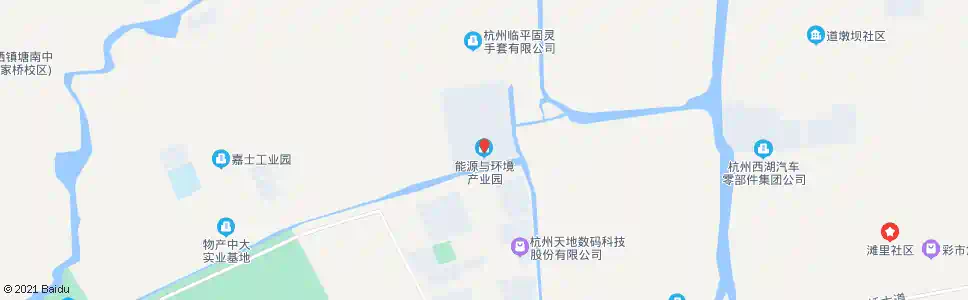 杭州节能产业园南_公交站地图_杭州公交_妙搜公交查询2025