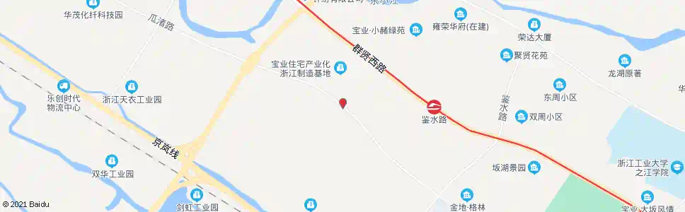 杭州宝业住宅产业基地_公交站地图_杭州公交_妙搜公交查询2025