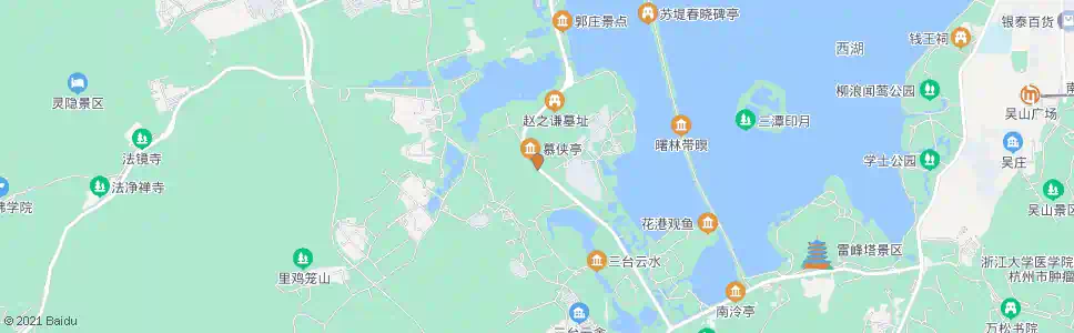杭州空军疗养院_公交站地图_杭州公交_妙搜公交查询2025
