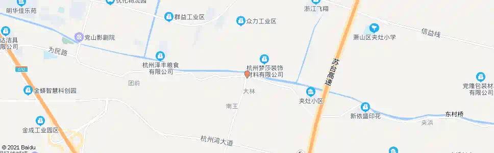 杭州大林埠_公交站地图_杭州公交_妙搜公交查询2025