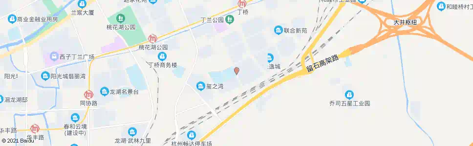 杭州丁桥兰苑西_公交站地图_杭州公交_妙搜公交查询2025