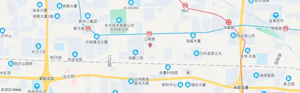 杭州聚园路江晖路口_公交站地图_杭州公交_妙搜公交查询2025