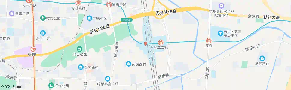 杭州大路张南_公交站地图_杭州公交_妙搜公交查询2025