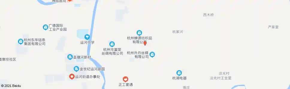 杭州张家道地_公交站地图_杭州公交_妙搜公交查询2025