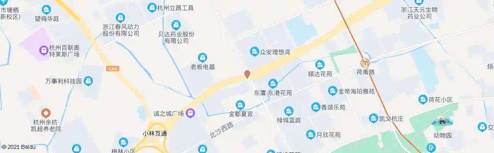 杭州320国道星河路口_公交站地图_杭州公交_妙搜公交查询2025