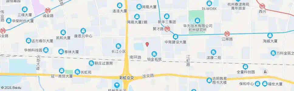 杭州网商路滨康路口_公交站地图_杭州公交_妙搜公交查询2025