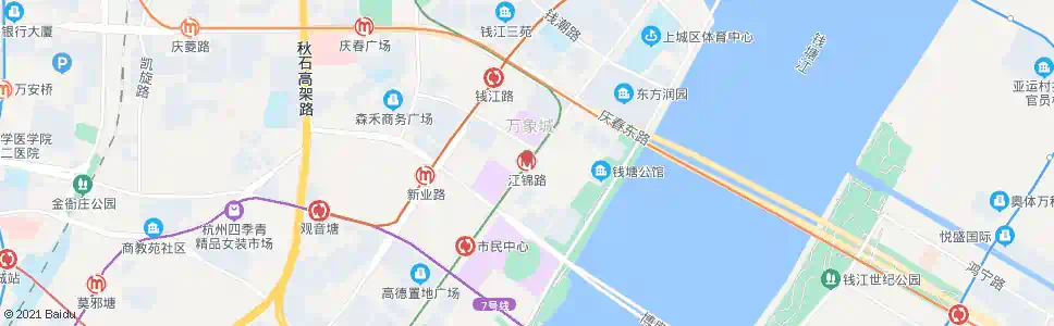 杭州江锦路站_公交站地图_杭州公交_妙搜公交查询2025