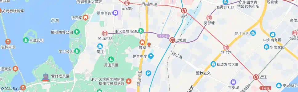 杭州胡雪岩故居_公交站地图_杭州公交_妙搜公交查询2025