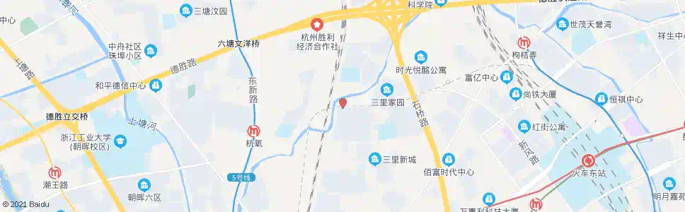 杭州尧典桥_公交站地图_杭州公交_妙搜公交查询2025