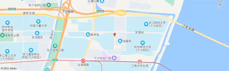 杭州文淙南路学源街口_公交站地图_杭州公交_妙搜公交查询2025