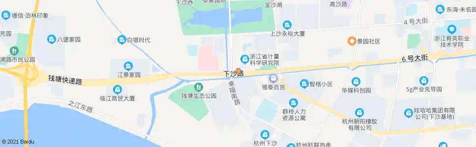 杭州幸福桥(BRT)_公交站地图_杭州公交_妙搜公交查询2025