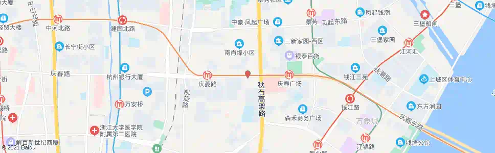 杭州庆春路红菱新村_公交站地图_杭州公交_妙搜公交查询2025