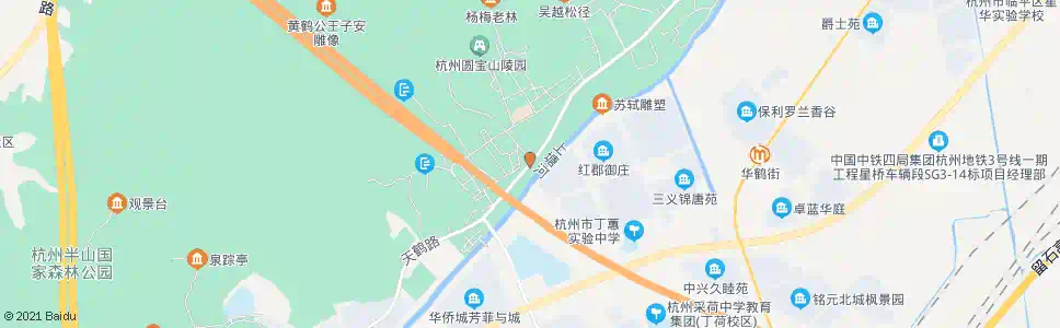杭州八角桥_公交站地图_杭州公交_妙搜公交查询2025