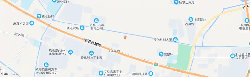 杭州高新八路_公交站地图_杭州公交_妙搜公交查询2025
