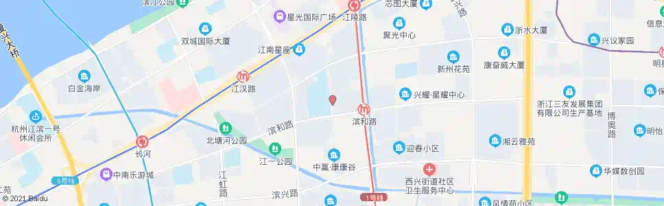 杭州春晓路滨和路口_公交站地图_杭州公交_妙搜公交查询2025