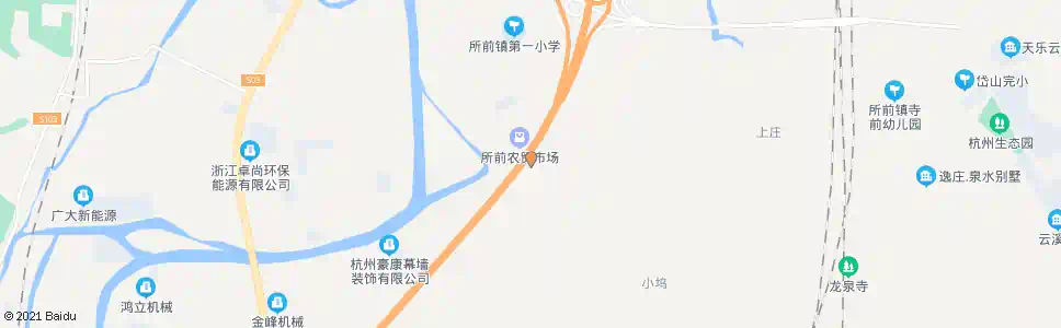 杭州所前祥里王_公交站地图_杭州公交_妙搜公交查询2025