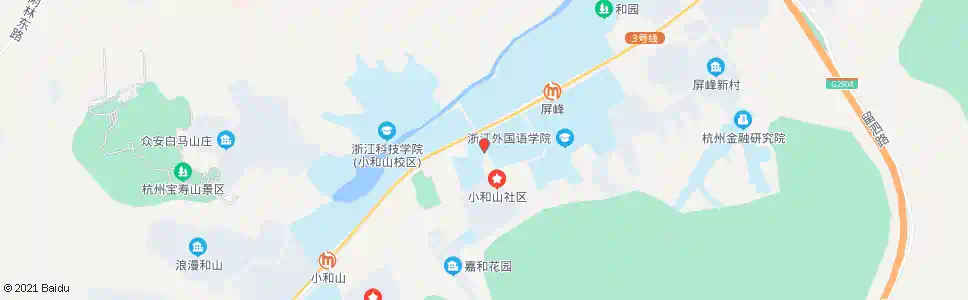 杭州头山门南_公交站地图_杭州公交_妙搜公交查询2025