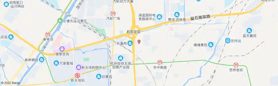 杭州官石桥_公交站地图_杭州公交_妙搜公交查询2025