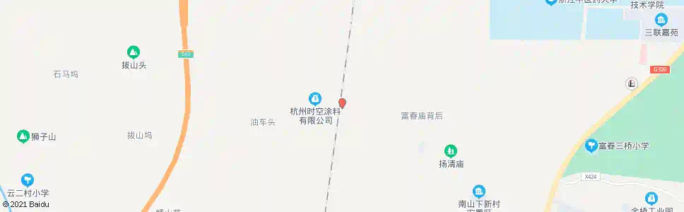 杭州后山岭2_公交站地图_杭州公交_妙搜公交查询2025