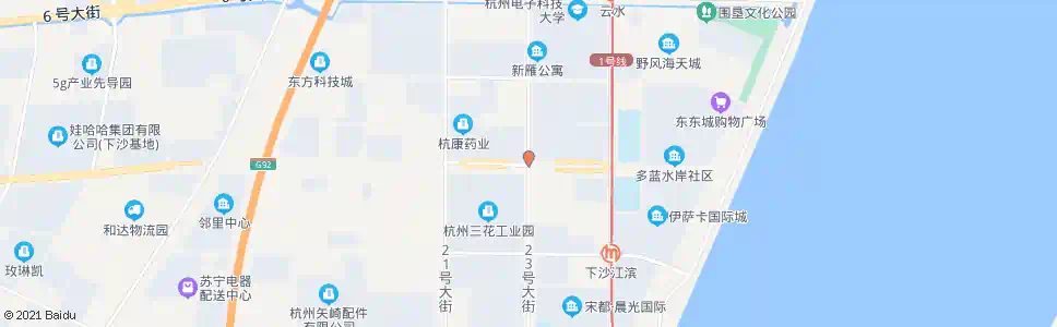 杭州十二号大街二十三号路口_公交站地图_杭州公交_妙搜公交查询2025