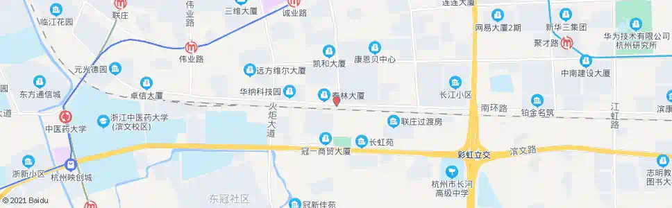 杭州南环路信诚路口_公交站地图_杭州公交_妙搜公交查询2025