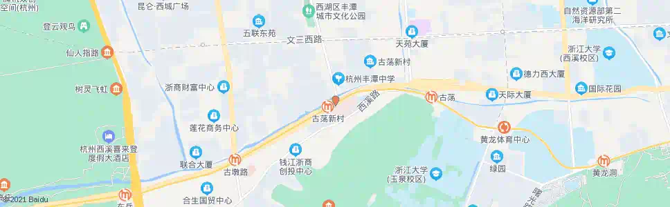 杭州丰潭路南口_公交站地图_杭州公交_妙搜公交查询2025