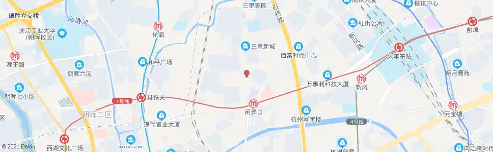 杭州机场路一巷_公交站地图_杭州公交_妙搜公交查询2025