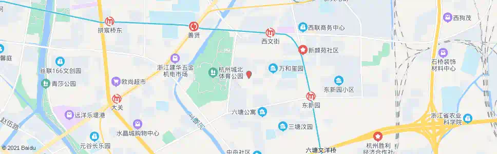 杭州王子塘_公交站地图_杭州公交_妙搜公交查询2025